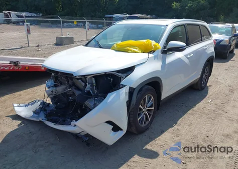 2019 Toyota Highlander Xle из США, поврежденный, VIN 5TDJZRFH3KS933905
